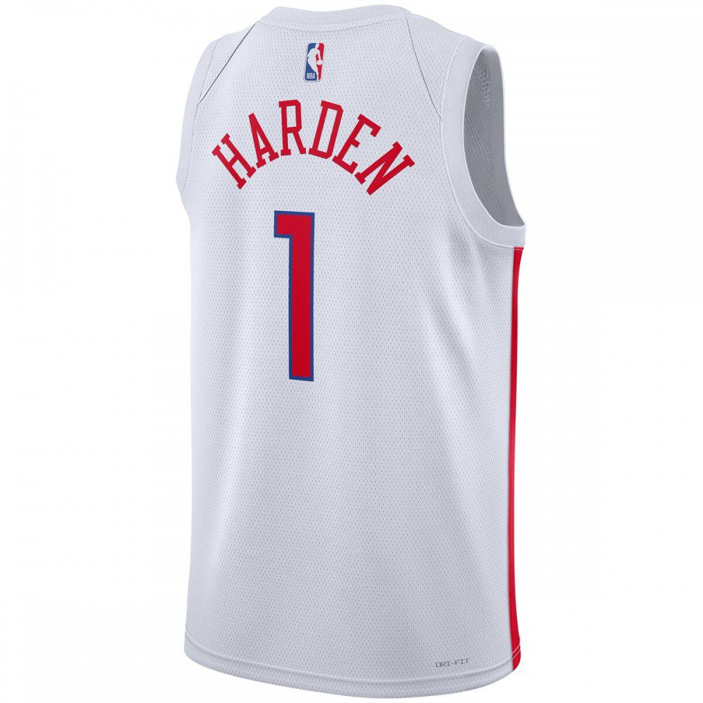 James Harden Philadelphia 76ers Unisex 2022/23 Swingman Jersey - City Edition - White-Pro Kit Vault | Brand New 26/27 Sports Jerseys